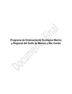 Programa de Ordenamiento Ecológico Marino y Regional del Golfo