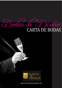 CARTA DE BODAS - Hostería de Castañeda