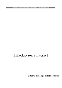 Redes en Internet - Universidad Nacional del Nordeste