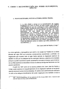 v. CRISIS Y RECONSTRUCCIÓN DEL PODER OLIGARQUICO