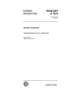 norma argentina iram-def d 7674