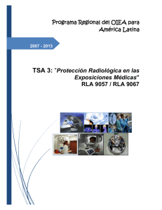TSA 3: Protección Radiológica en las Exposiciones Médicas