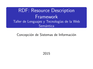 RDF: Resource Description Framework