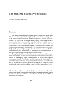 los derechos políticos y electorales