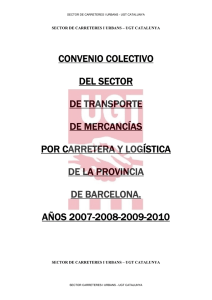 CONVENIO COLECTIVO DEL SECTOR DE TRACCIN MECNICA