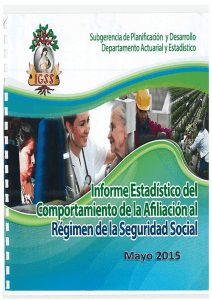 información - Instituto Guatemalteco de Seguridad Social