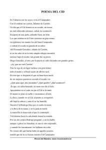 El poema del Cid - yoquieroaprobar.es