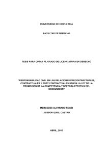 UNIVERSIDAD DE COSTA RICA FACULTAD DE DERECHO TESIS