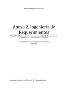 Anexo 2. Ingeniería de Requerimientos