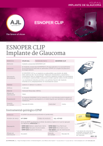 ESNOPER CLIP Implante de Glaucoma