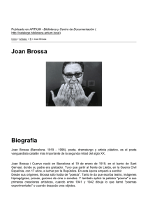 Joan Brossa Biografía