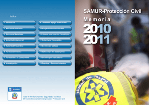 Memoria SAMUR-Protección Civil 2010