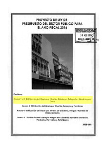 Anexo 1 y 2: Distribución del Gasto por Nivel de Gobierno