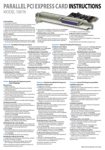 parallel pci express card instructions