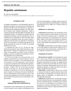 Hepatitis autoinmune - Revista de Gastroenterología de México