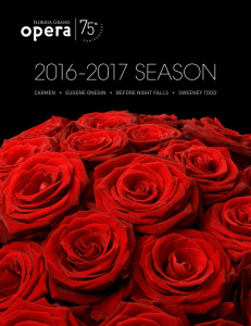 2016-2017 SeaSon - Florida Grand Opera