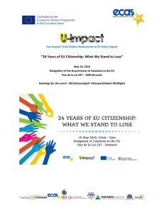 “24 Years of EU Citizenship: What We Stand to Lose”