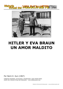 Hitler y Eva Braun, un amor maldito