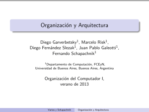 Organización y Arquitectura - Universidad de Buenos Aires