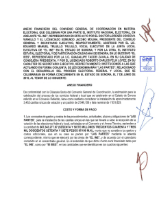 anexo financiero del convenio general de coordinación en