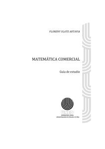 GE3025 Matemática Comercial - Repositorio de la Universidad
