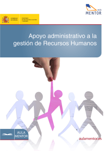 Apoyo administrativo a la gestión de Recursos Humanos