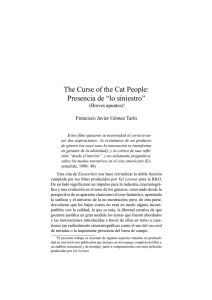 The Curse of the Cat People: Presencia de “lo siniestro”