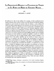 LA PREOCUPACION HUMANA Y LA FUGACIDAD DEL TIEMPO EN