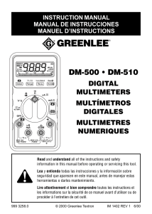 DM-500 • DM-510