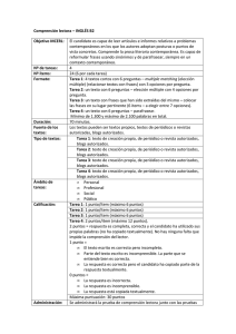 Examen inglés B2