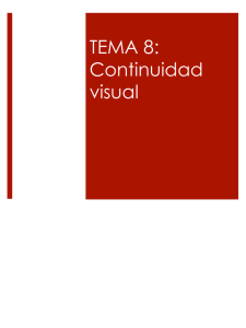 TEMA 8: Continuidad visual