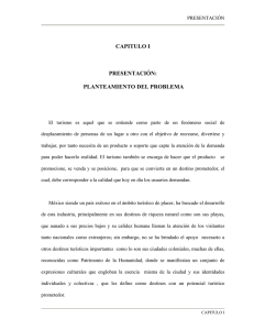 CAPITULO I PRESENTACIÓN: PLANTEAMIENTO DEL PROBLEMA