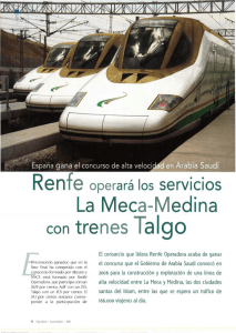 La Meca-Medina con trenes Talgo