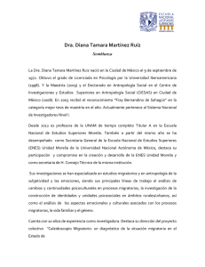 Dra. Diana Tamara Martínez Ruíz Semblanza