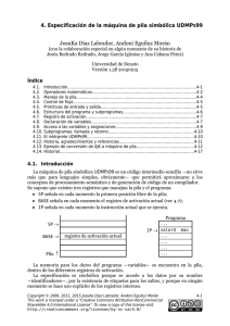 referencia de la m&aacute;quina de pila UDMPs99