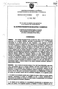 REPUBLICA DE -eoLomgm - Superintendencia de Industria y