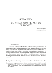 Mesomúsica: un ensayo sobre la música de todos258