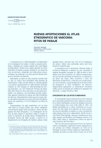 nuevas aportaciones al atlas etnografico de vasconia: ritos de pasaje