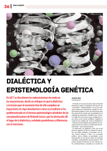 Dialéctica y epistemología genética