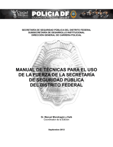 manual de técnicas para el uso de la fuerza de la secretaría