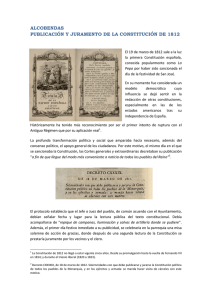 Juramento Constitución 1812 - Ayuntamiento de Alcobendas