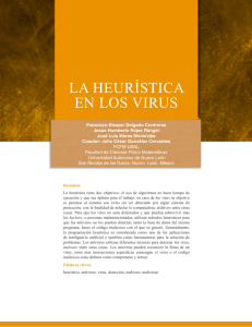 La heurística en Los virus - Universidad Autónoma de Nuevo León