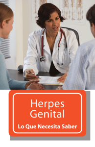 Herpes genital: Lo que usted necesita saber.