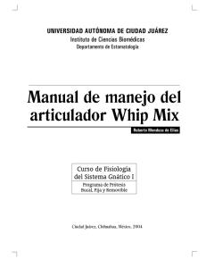 Manual del articulador whip mix
