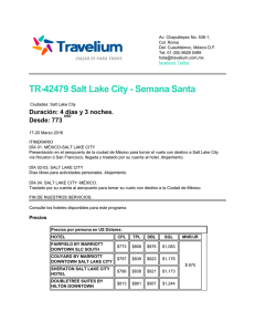 TR-42479 Salt Lake City - Semana Santa