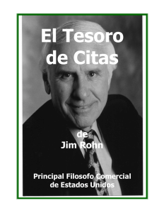 El Tesoro de Citas – Jim Rohn