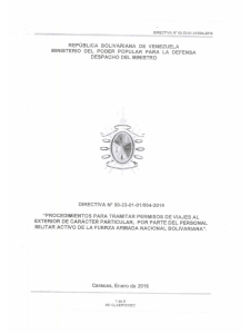 Procedimientos para tramitar permisos de viajes al exterior de