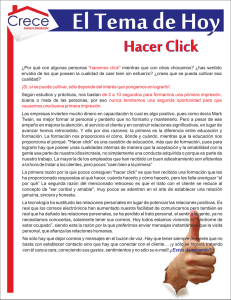Hacer Click - Crece Asesoria Hipotecaria