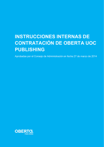 INSTRUCCIONS INTERNES DE