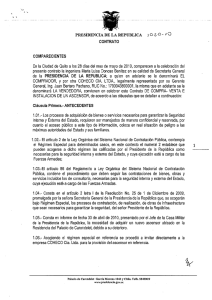 ¡o CONTRATO - Presidencia de la República del Ecuador